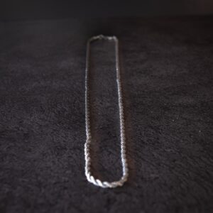 Cadena "Maratón Destroyed" Plata 925 envejecida