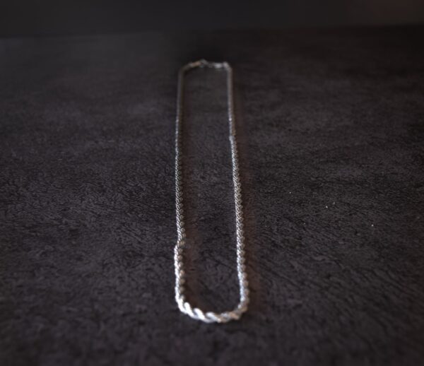 Cadena "Maratón Destroyed" Plata 925 envejecida
